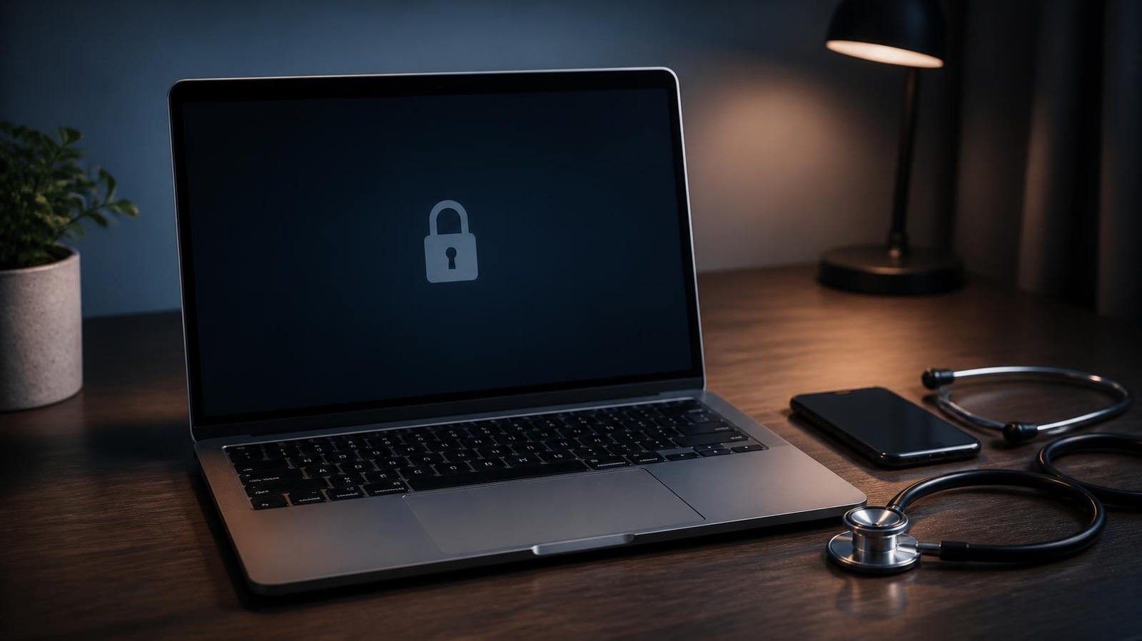 Doctor answering an after-hours phone call, illustrating the ConnectOnCall data breach settlement